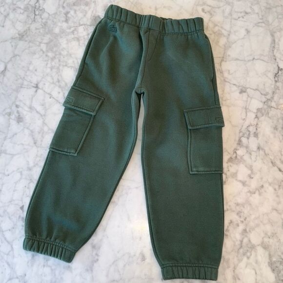 Lacoste Kids Green Cargo Sweatpants 6Y - Picture 1 of 5